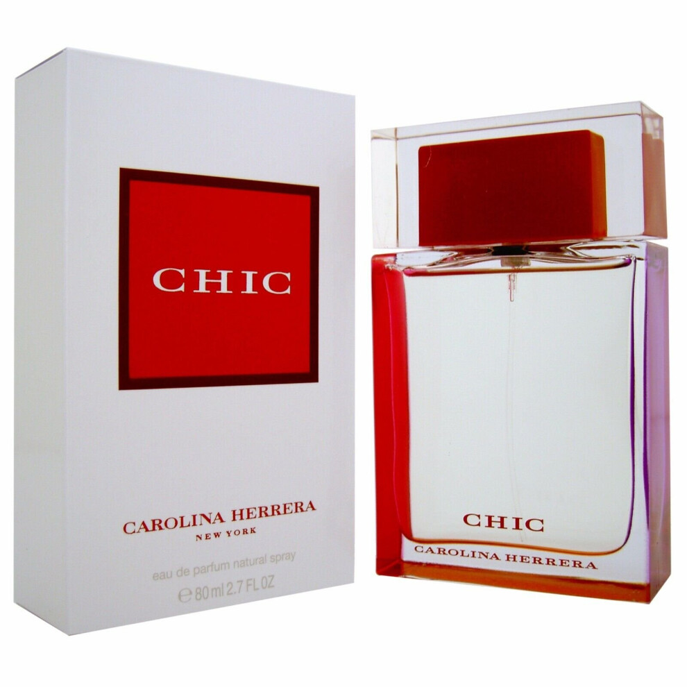 CHIC BY CAROLINA HERRERA 2.7 oz / 80 ml EAU DE PARFUM SPRAY WOMEN