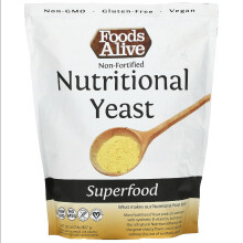 Foods Alive, Láminas de Levadura Nutricional, Sin Fortificar, 2 lb (907 g)