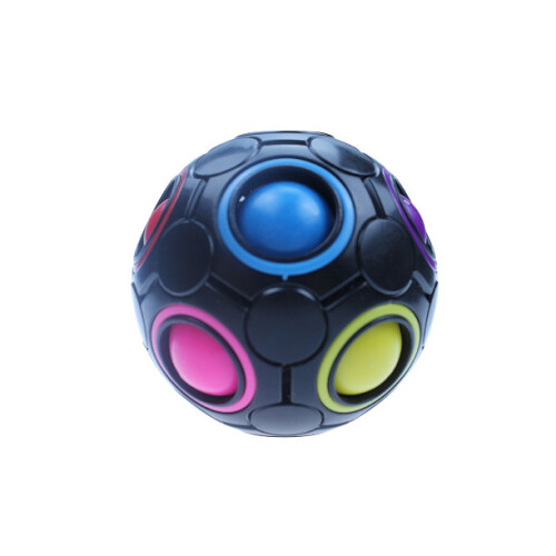 (Black) 3D Puzzle Fidget Colour Ball