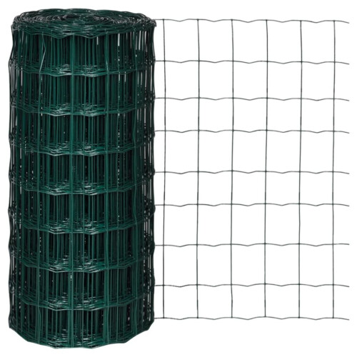 VidaXL Gartenzaun Maschendraht 10 x 0,8 m 100 x100 mm Maschenweite