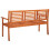 VidaXL vidaXL Solid Eucalyptus Wood 3-Seater Garden Bench 150cm Outdoor Furniture 3