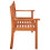 VidaXL vidaXL Solid Eucalyptus Wood 3-Seater Garden Bench 150cm Outdoor Furniture 4