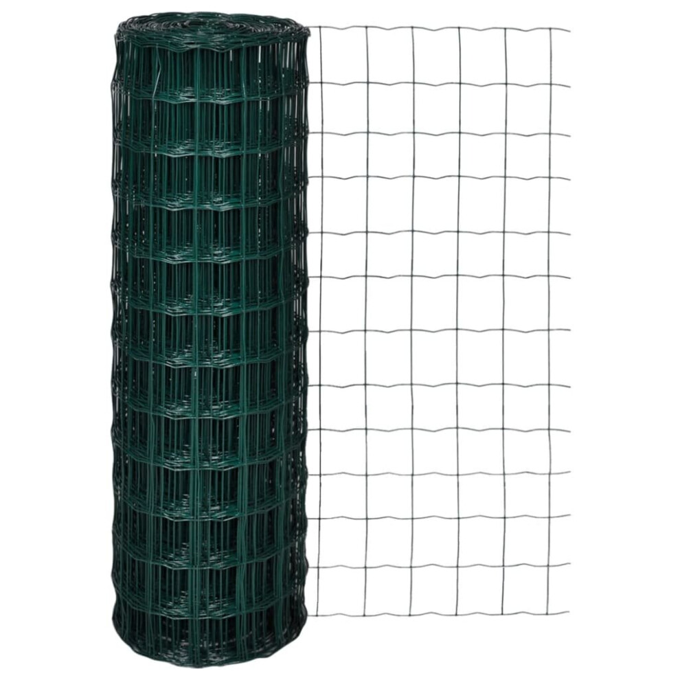 vidaXL Euro Fence 25x1.2m with 100x100mm Garden Mesh Panel Screen Barrier