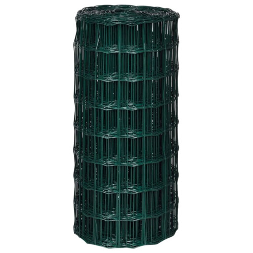 VidaXL Gartenzaun Maschendraht 10 x 0,8 m 100 x100 mm Maschenweite 2