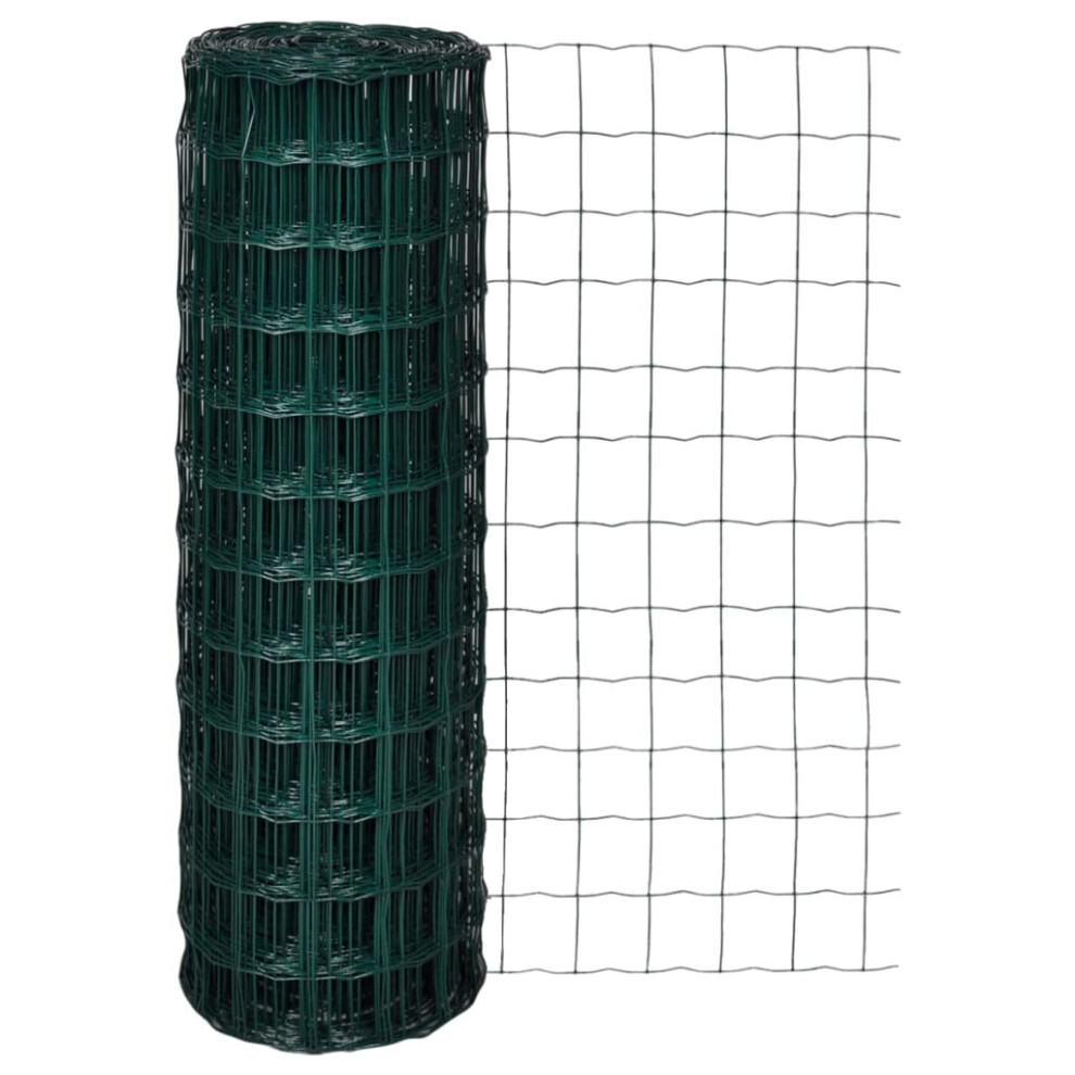 vidaXL Euro Fence 10x1.2m with 100x100mm Mesh Outdoor Screen Panel Enclosure