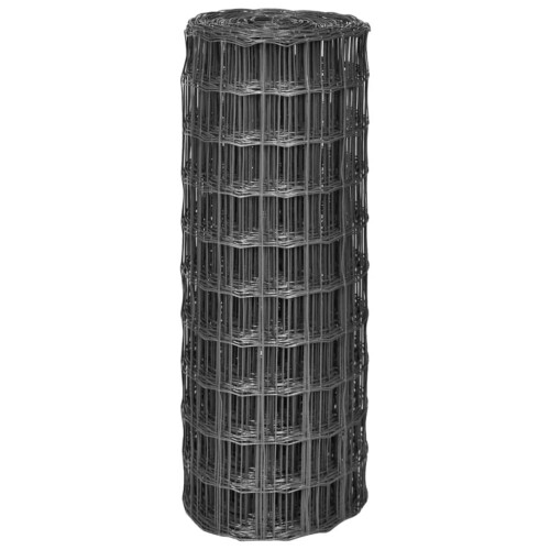 VidaXL vidaXL Eurozaun Stahl 25 x 1 m Grau 1
