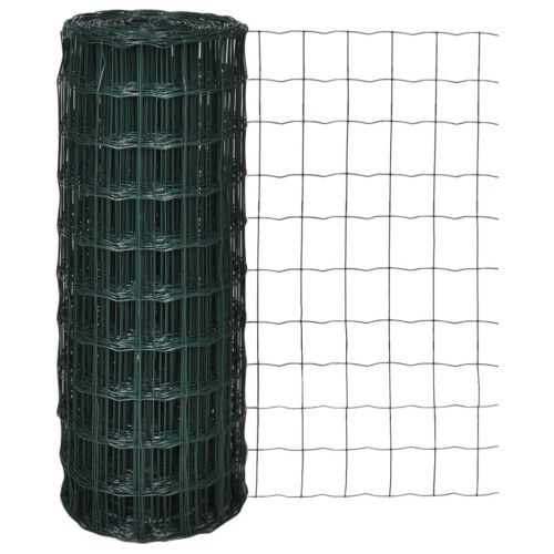 VidaXL Gartenzaun Maschendraht Gitterzaun Schweißgitter 25x1,0m