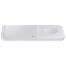Samsung Wireless Duo Charger - Dual Qi Pad (White) with 9W Fast Charge for 2 Devices (EP-P4300TWEGGB)