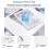 White High Gloss 2 Tier Side Coffee Table With Led Light Home Decor 4