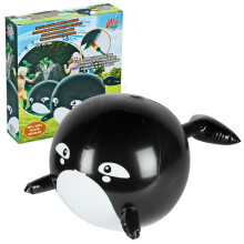 (Orca) Water Spraying Sprinkler Garden Toys Inflatable