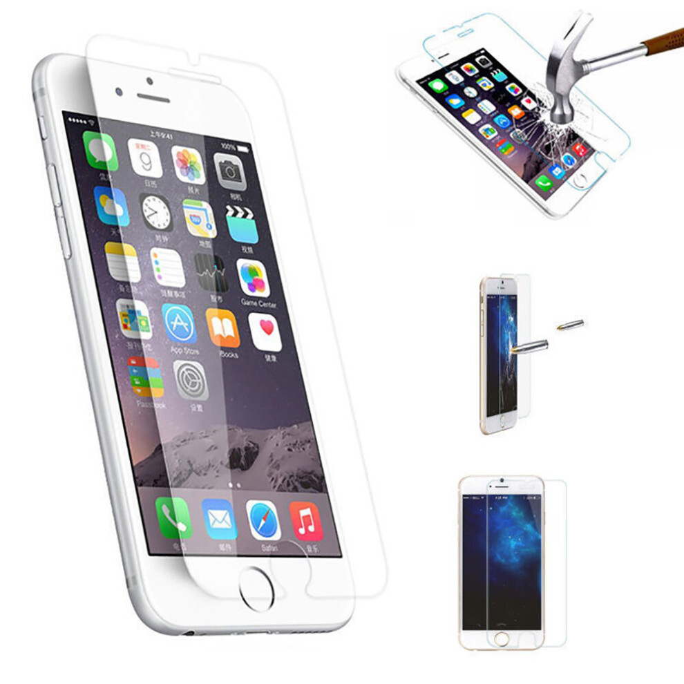 (For Iphone 7 4.7'') Screen Protector Tempered Glass Protective Film For Iphone 4 5S Se 6S 7 7 Plus 9424349339811