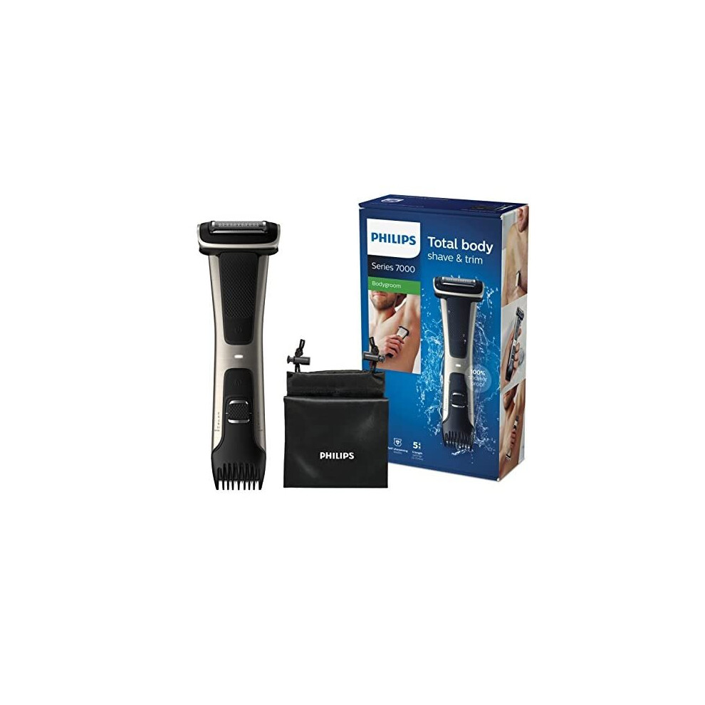 Philips BG7025/15 Bodygroom Series 7000 with Integrated Comb Attachment (3 to 11 mm)