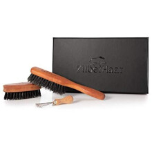 Zilberhaar Skäggborste Grooming Kit (Mjuk Version) 2:a Klipp Boar Borst