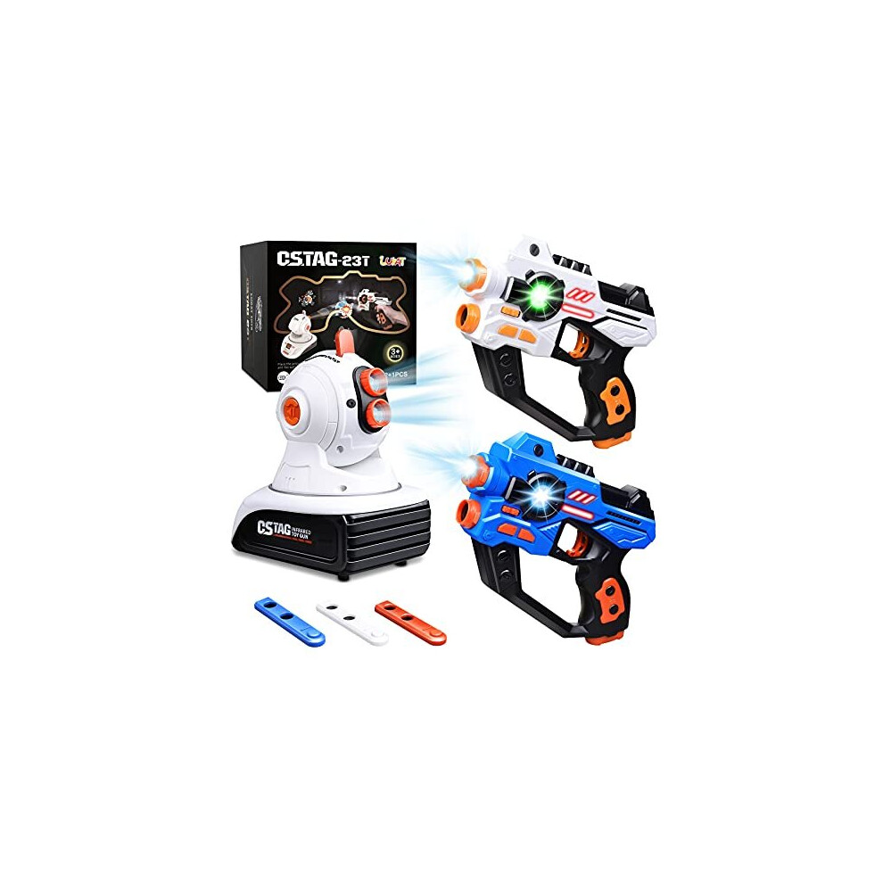 Lukat Laser Tag Guns With Projector, Multi-Play Laser Tag Set For Teen Boys & Girls Laser Blaster Toy Indoor & Outdoor Game For Kids, Adults For