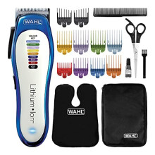 Wahl Hair Clippers for Men, Colour Pro Cordless Clipper, Lithium Head Shaver, Men's Hair Clippers with Colour Coded Length Guides, Professional Q