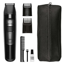 Wahl Precision Glide Beard Trimmer - Waterproof, 39 Lengths, 100-Min Cordless Run Time, Wet/Dry, Integrated Combs & Accessories