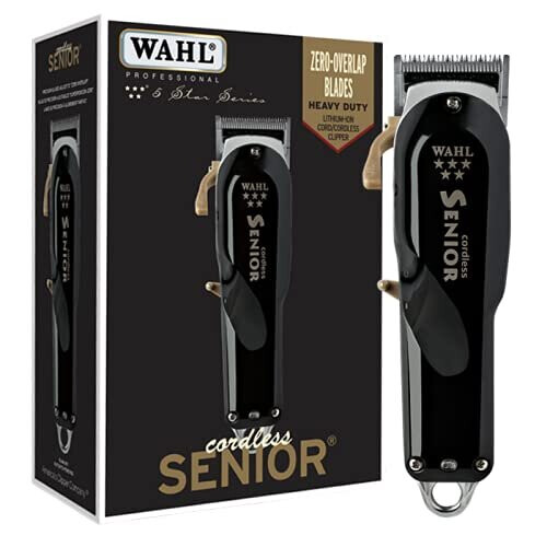 Wahl 5-Star Cordless Senior Clipper Adjustable Zero-Overlap