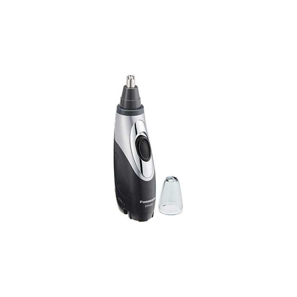 Panasonic ER430K Wet/Dry Nose & Ear Hair Trimmer with Vacuum Cleaning System (Battery Operated)