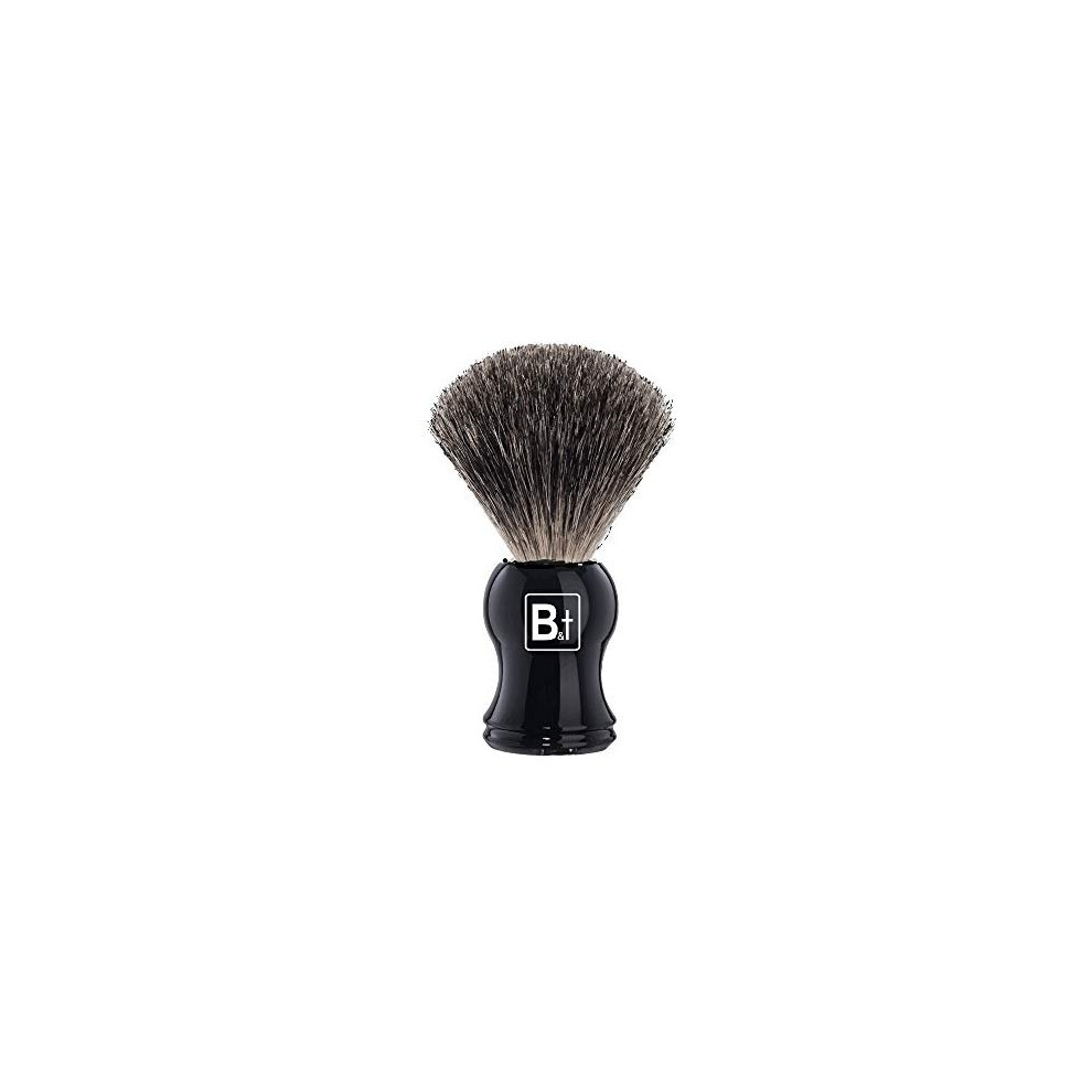 Bib & Tucker Pure Badger Hair Wet Shaving Brush Shave Care For Men