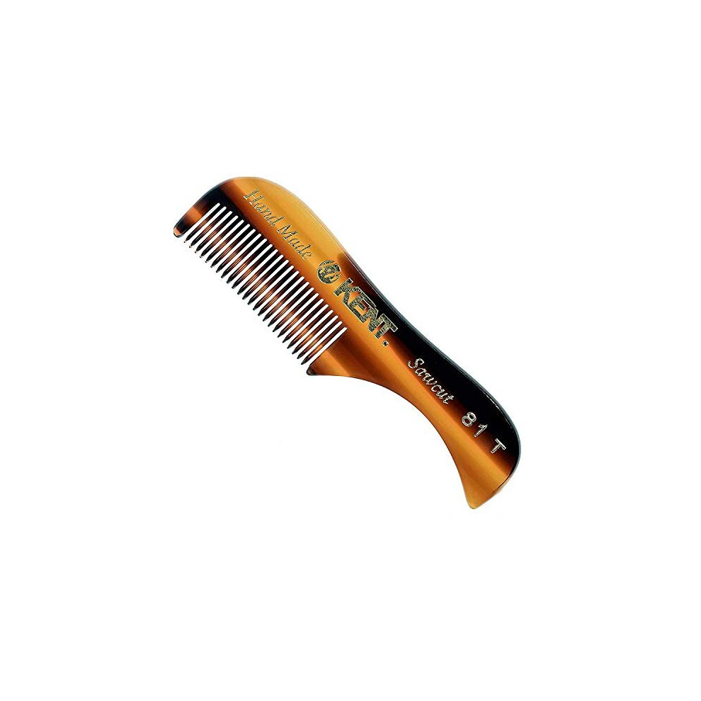 Kent Pocket Comb & Beard Comb for Mustache and Beard - Travel Kit Beard Comb for Grooming/Beard Care - Fine Tooth Comb Mustache Comb Kent Comb fo