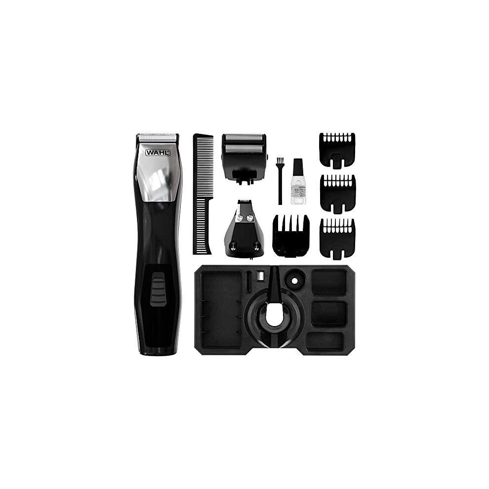 Wahl Multigroomer, Multi Groomer for Men, Groomsman 8 in 1 Multigroomer, Beard Trimmer, Mens Stubble Trimmer, Male Grooming Set, Nose Hair Trimm