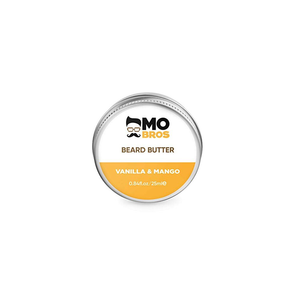 Mo Bro's Beard Butter | Protect, Soften & Condition Your Facial Hair | Vanilla & Mango | 25Ml