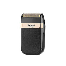 KEMEI Men's Waterproof Reciprocating Razor Shaver Cordless Electric Rechargeable Shavers Precision Beard Sideburn Trimmer Razors Twin Blade Washa