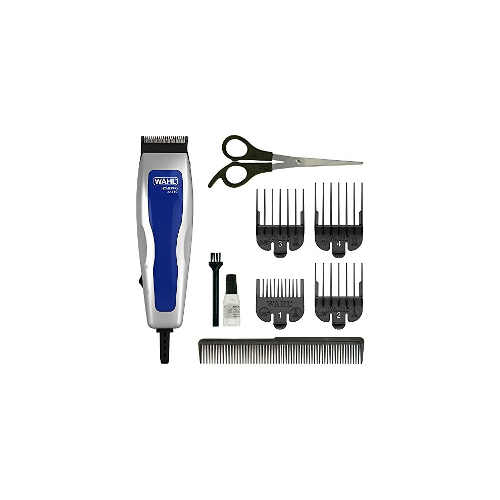 Wahl HomePro Basic Corded Hair Clipper, Men's Hair Clippers, Head Shaver, Clippers for Home Use, Home Haircutting, Clippers for Men, Easy to Use,