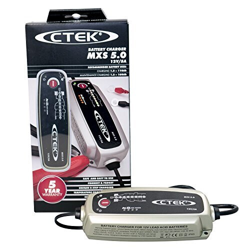 CTEK MXS 5.0 Battery Charger with Automatic Temperature Compensation 2