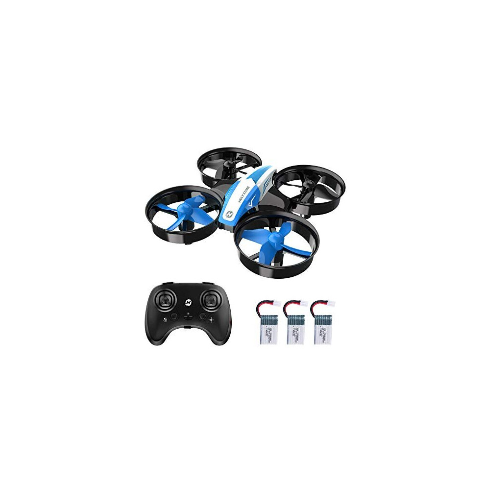 Holy Stone Hs210 Mini Drone For Kids And Beginners Rc Nano Quadcopter Indoor Small Helicopter Plane With Auto Hovering, 3D Flip, Headless Mode An Blue