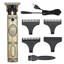 Hair Clipper, CHJPRO Rechargeable Cordless T-Blade Trimmer 0mm Baldheaded Electric Hair Clipper for Men