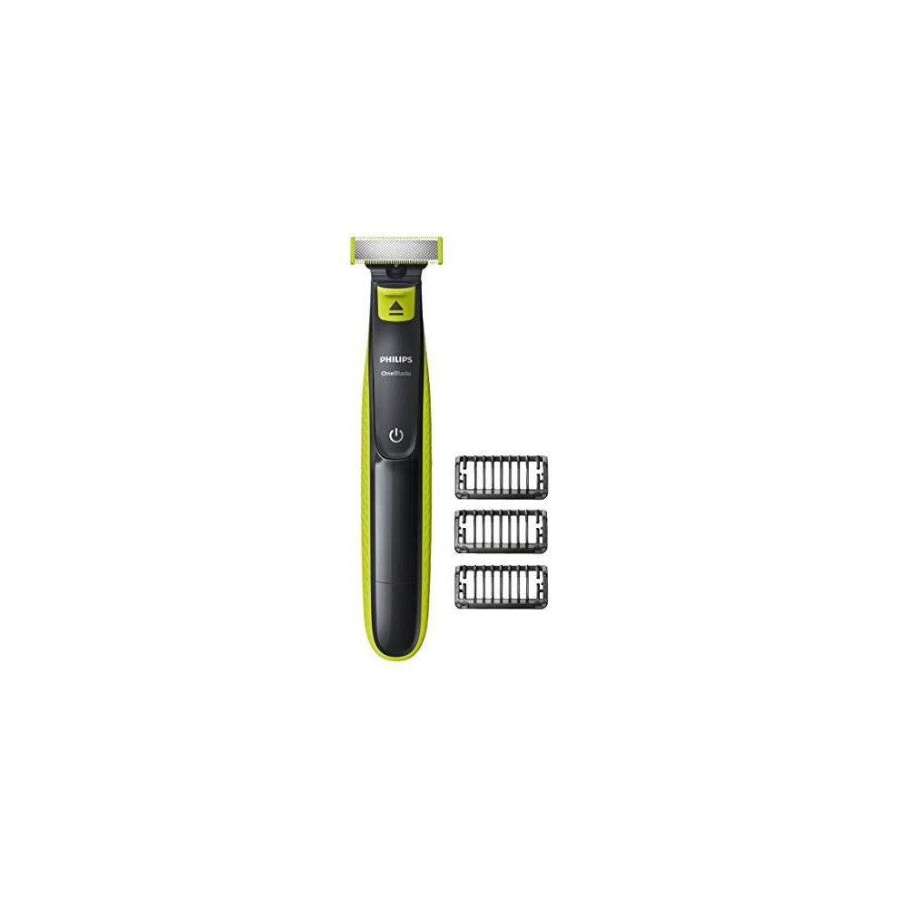 Philips QP2520/20 OneBlade Rechargeable Facial Trim Edge Shave Hair Trimmer with Styling Combs