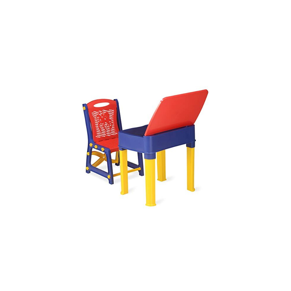 Nilkamal Kids Study Desk table and chair set Junior s Study Table Set for boys and girls Blue Red on OnBuy