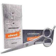 Hairdressing Scissors Groomarang Edward Barber Scissors - Professional Hair Cutting Scissor for Hair & Beard Styling, Trimming & Grooming - Mad