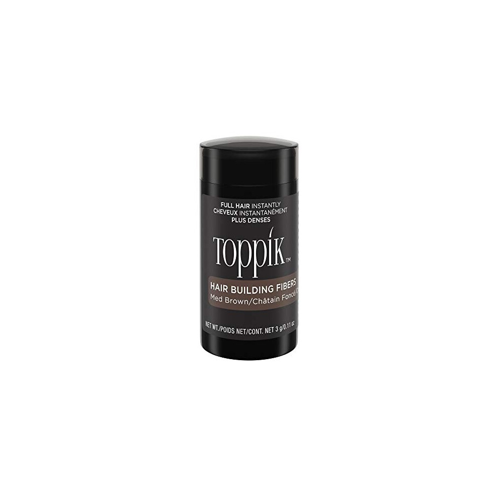 Toppik Hair Fibers, 3 g, Medium Brown