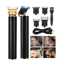 Electric Hair Clippers, Rechargeable Pro Li Outliner Grooming Cordless Close Cutting T-Blade Trimmer 0mm Baldheaded Hair Clipper for Men Zero Gap
