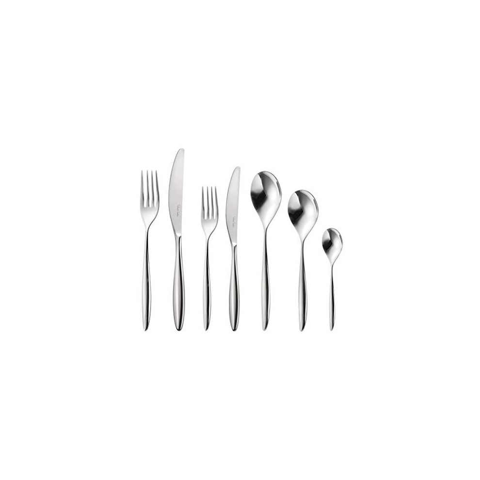 Robert Welch Hidcote Bright Cutlery 42 Piece Set for 6 People. Made from Stainless Steel. Dishwasher Safe.