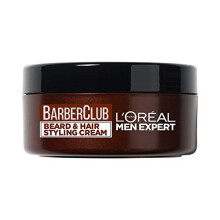 L'Oreal Men Expert Barber Club Beard, Hair & Mo Styling Cream, 75ml