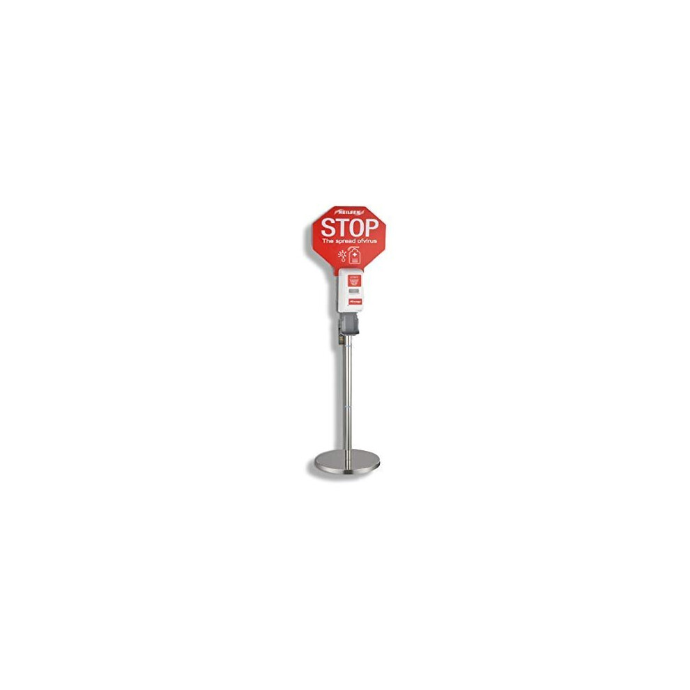 Neilsen Free Standing Hand Sanitizer Dispenser - 1.2 m High Touchless Automatic Hand Sanitizer Dispenser Stand - Battery Operated Hand Sanitiser S