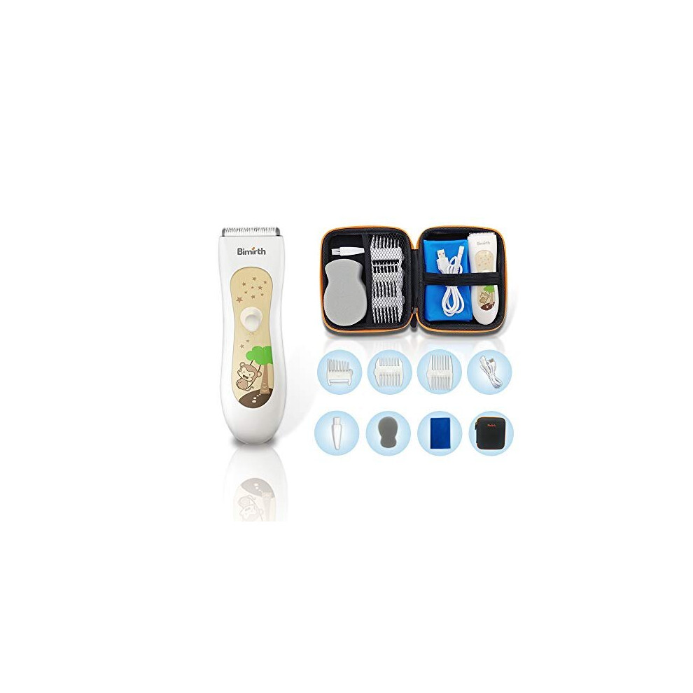 Kids Hair Clipper, Silent Baby Hair Clipper, Quiet Hair Trimmer For Children, Cordless Toddler Haircut Machine, Usb Rechargeable, Waterpr Bimirth