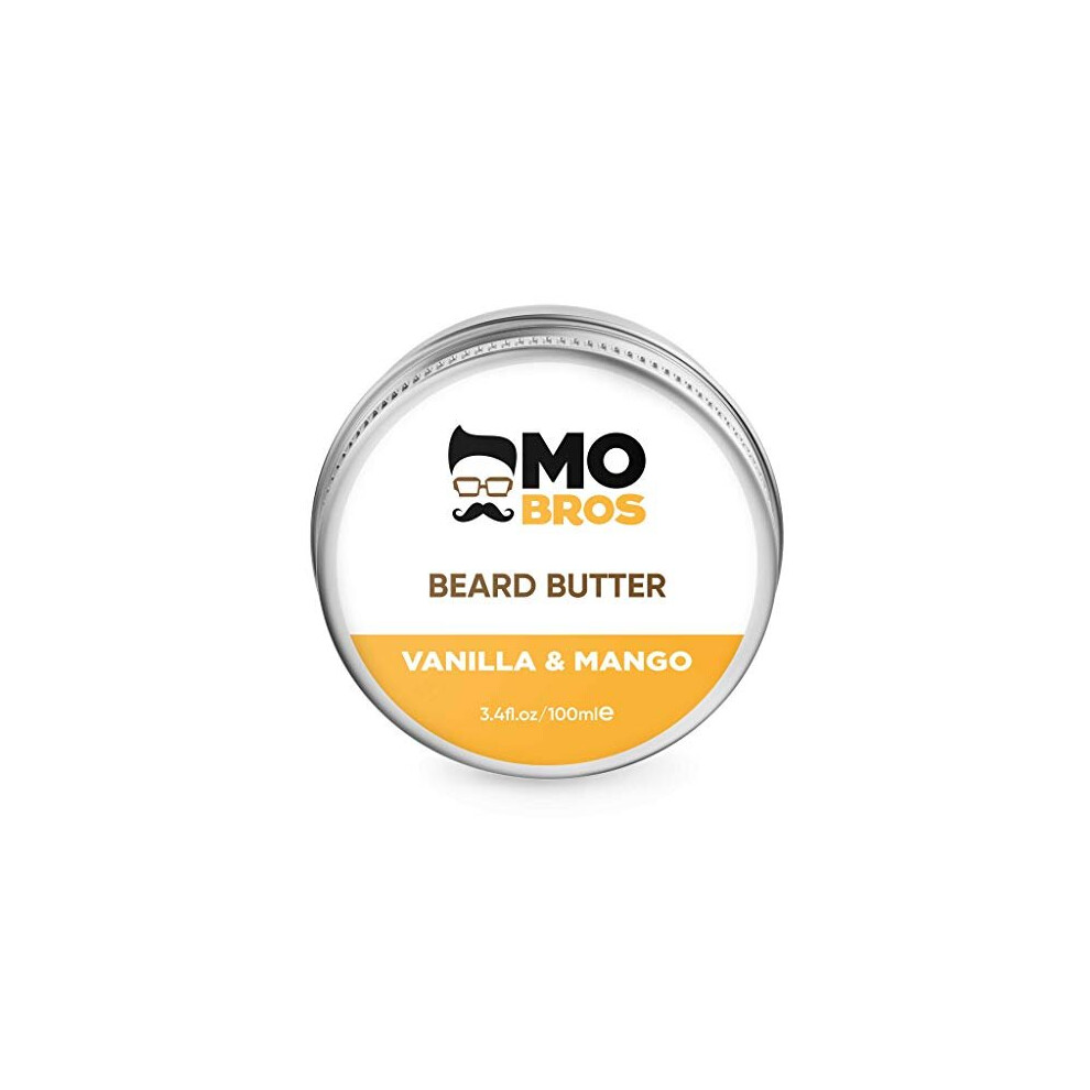 Mo Bro's Beard Butter | Conditioner | Moisturiser | Style | Large 100Ml Tin | Vanilla & Mango