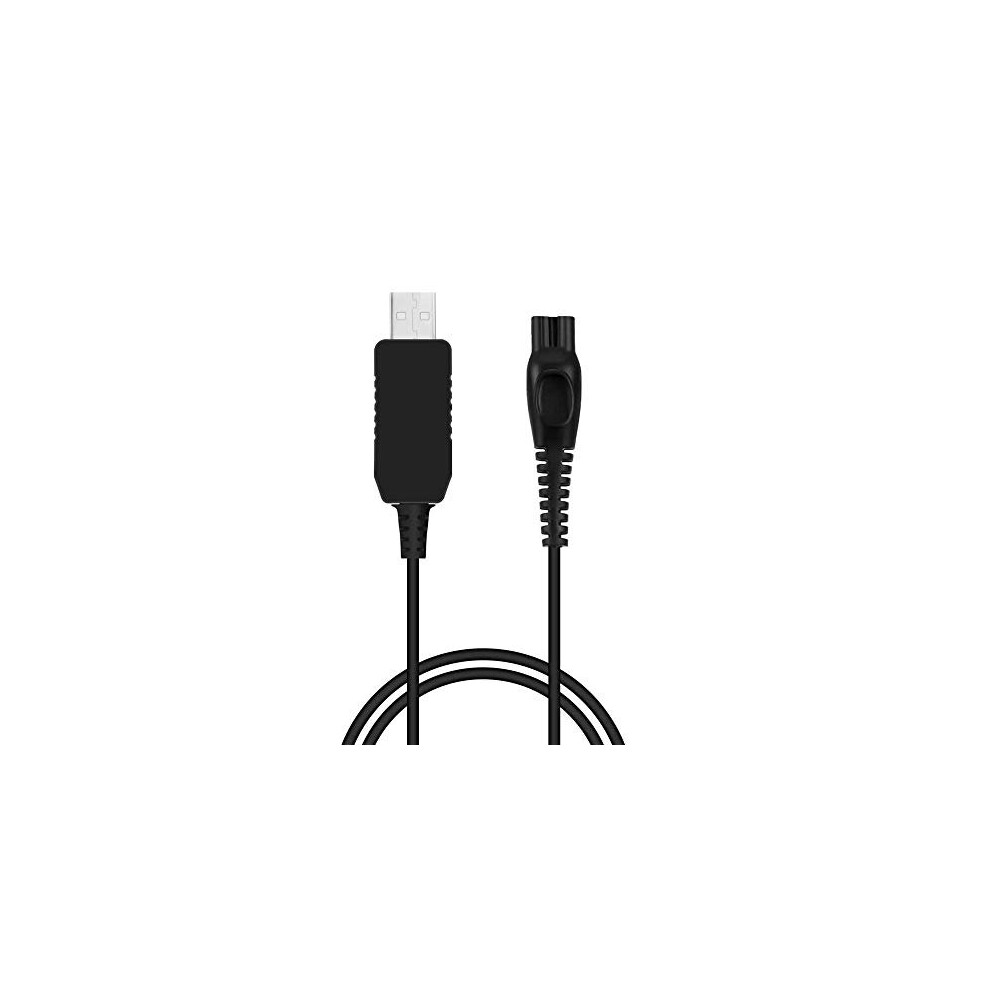 15V Charger Cable for Philips Shaver, USB Replacement Power Cord for HQ8505 Philips Razor Chargers, Norelco 9700, 9300, 8900, 6100, 5700, 5550, 3