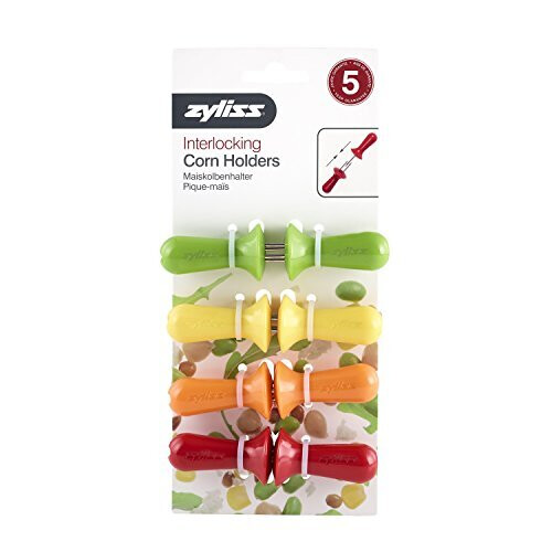 Zyliss Interlocking Corn on The Cob Holders, Multi-Colour 1