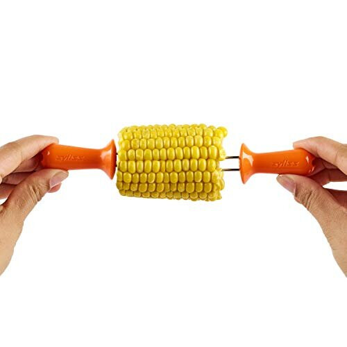 Zyliss Interlocking Corn on The Cob Holders, Multi-Colour 2
