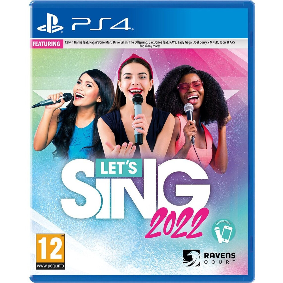 Let's Sing 2022 + Mic (PS4)-image-OPC-P8NZGSN-NEW