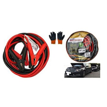 6 Metres 1000amp Heavy Duty Jump Leads Professional Booster Cables for HGV Cars Vans Truck with Safety Gloves and Carry Case