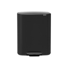 Brabantia Pedal Bin, Steel, Matt Black, Large (60L)
