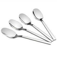 Cadineer 12 Piece Table Soup Spoons, Stainless Steel Dinner Spoons Set