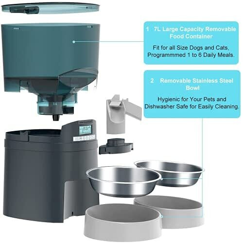 Honeyguaridan automatic hot sale pet feeder