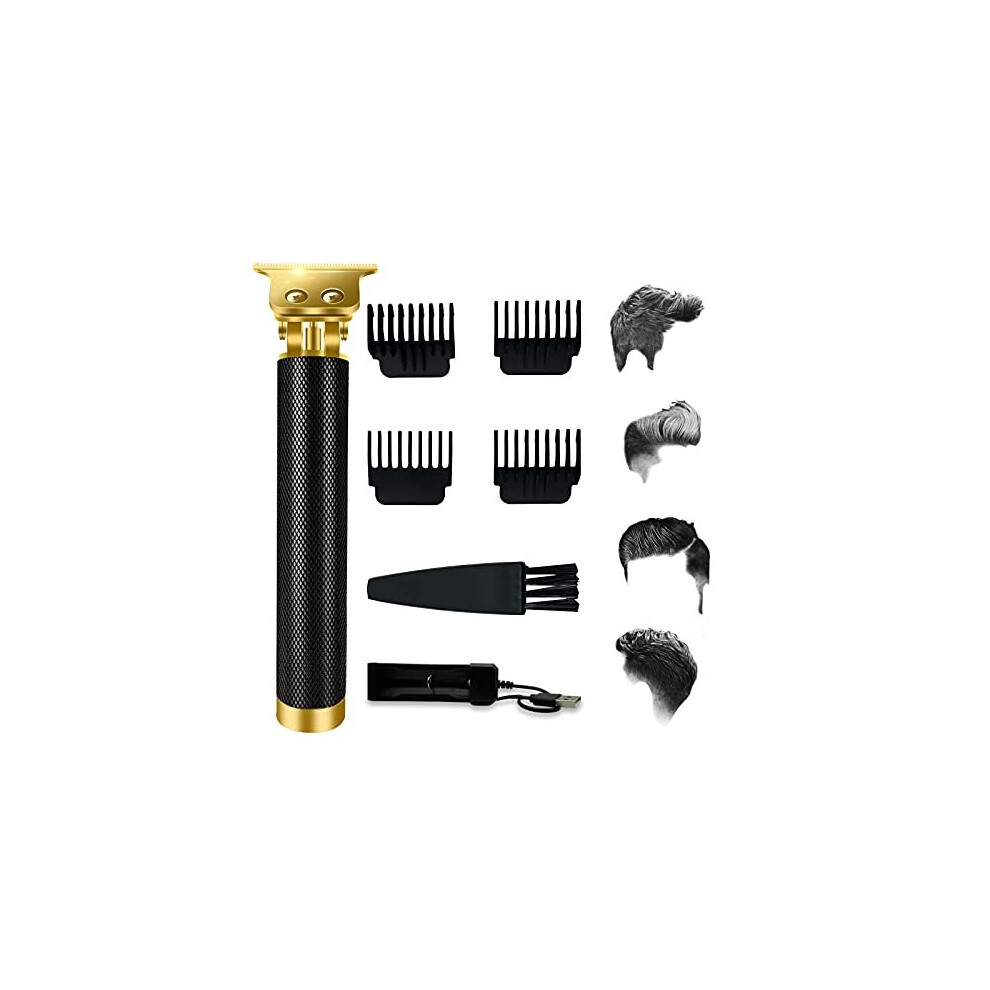 Afaneep Hair Clipper, Mens Beard Trimmer, Smooth T-Blade Hair Clipper For Men, Zero Gapped Grooming Rechargeable Cordless Hair Clippers For Home & Barber